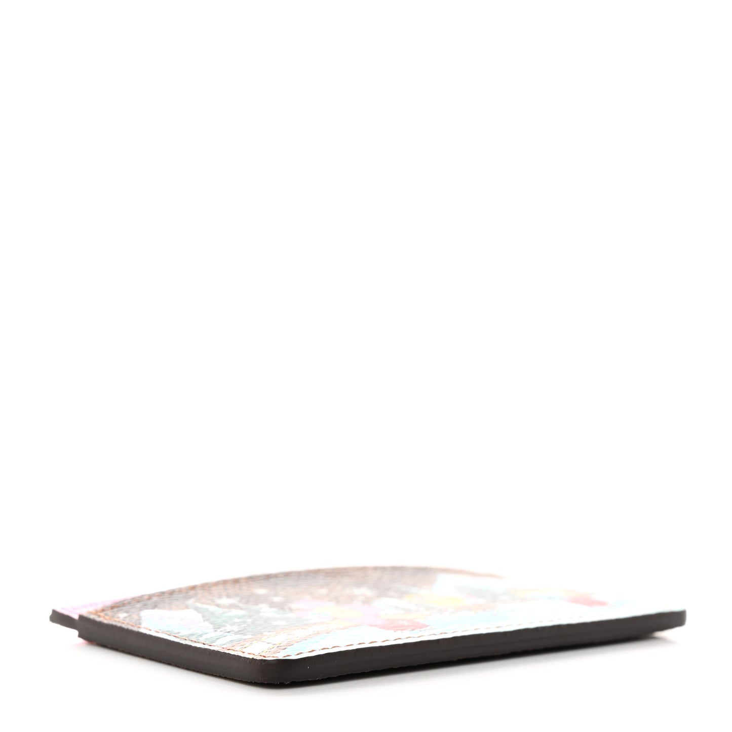 Damier Ebene 2023 Christmas Animation Alpine Cardholder Pink