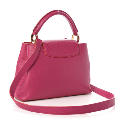 Louis Vuitton Taurillon Capucines BB Hibiscus Flamingo 3 of 10