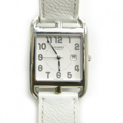 Hermes Stainless Steel Epsom 29mm Cape Cod Double Tour Quartz Watch Blanc 5 of 7