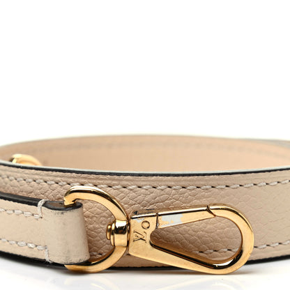 Louis Vuitton Calfskin Montaigne Shoulder Strap Dune 6 of 6