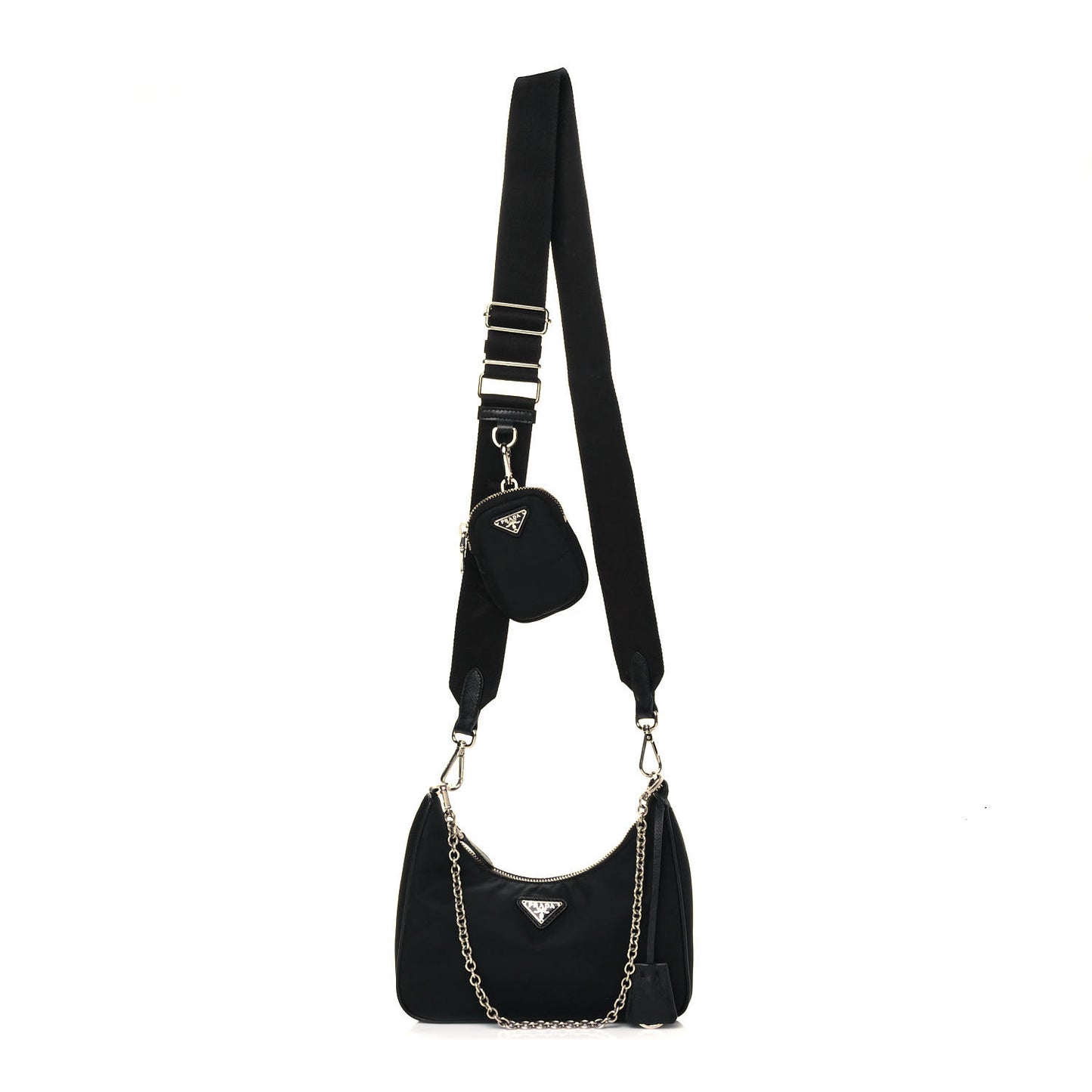 Nylon Re-Edition 2005 Shoulder Bag Black
