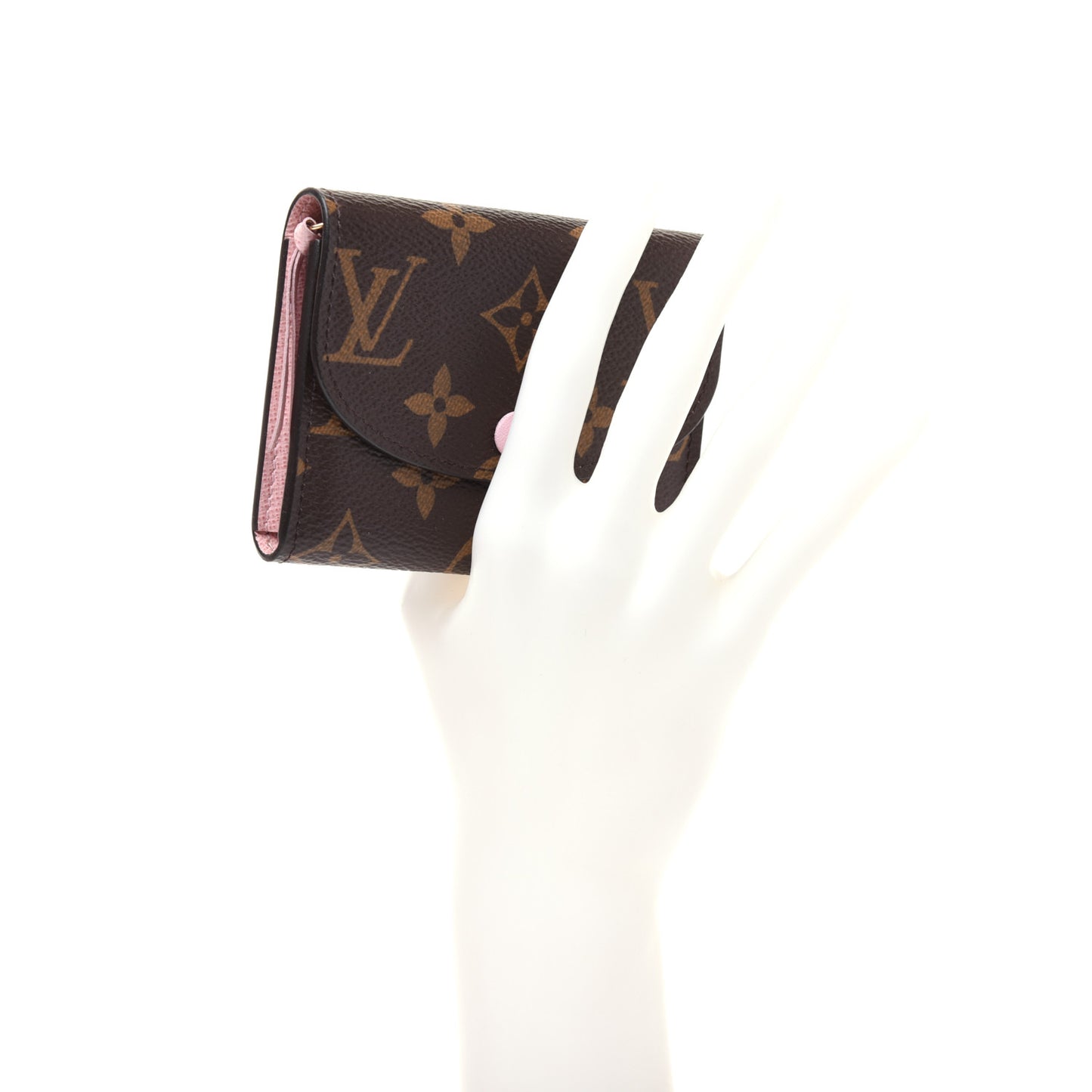 Monogram Rosalie Coin Purse Rose Ballerine