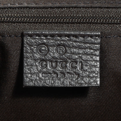 Gucci Crystal Monogram Web Princy Boston Brown 6 of 7