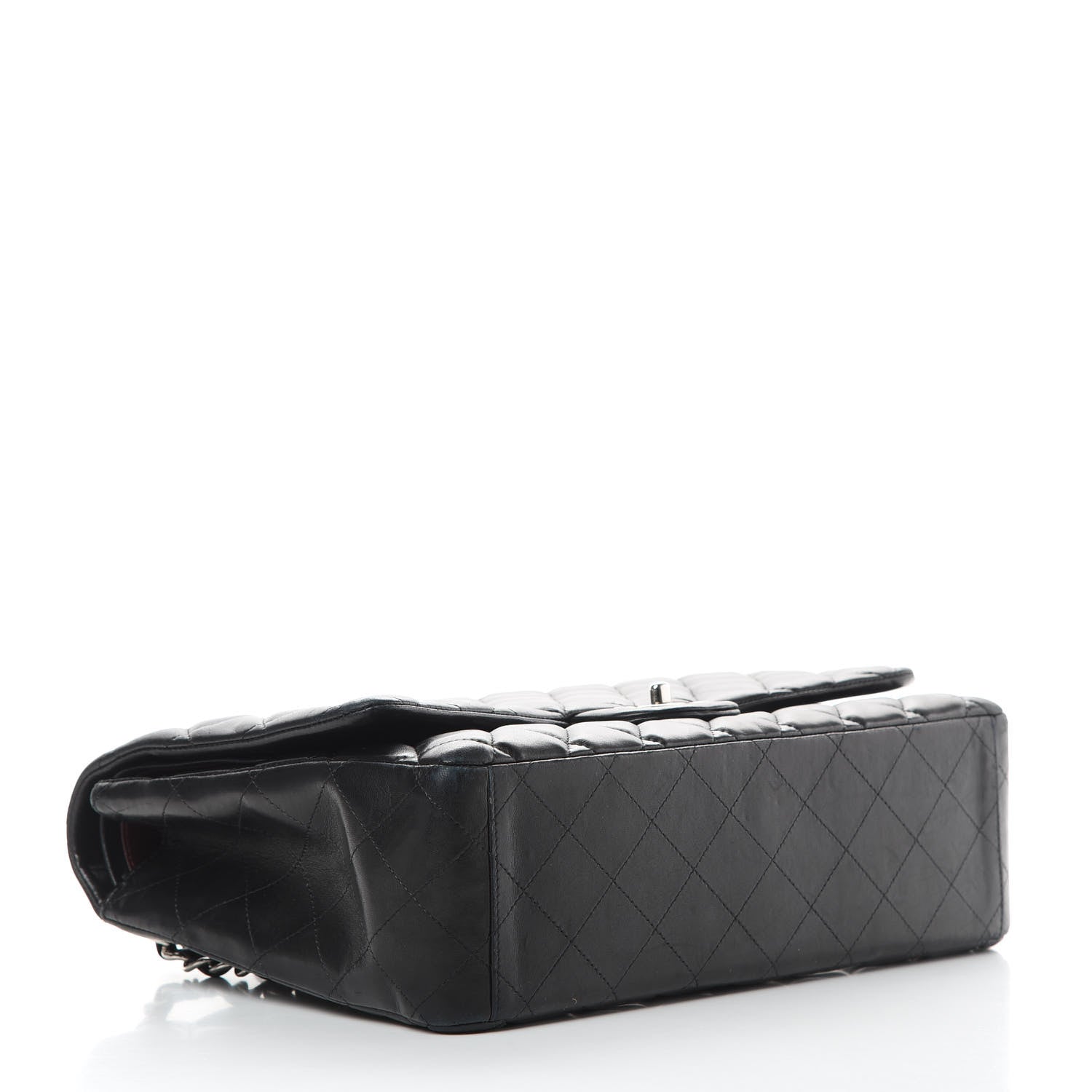 Chanel Lambskin Quilted Maxi Double Flap Black 4 of 19