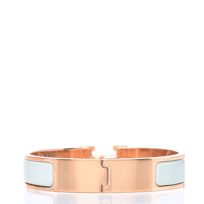 Hermes Enamel Narrow Clic Clac H Bracelet PM Vert Argile 3 of 6