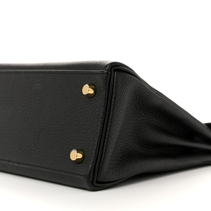 Hermes Togo Kelly Retourne 25 Black 10 of 11
