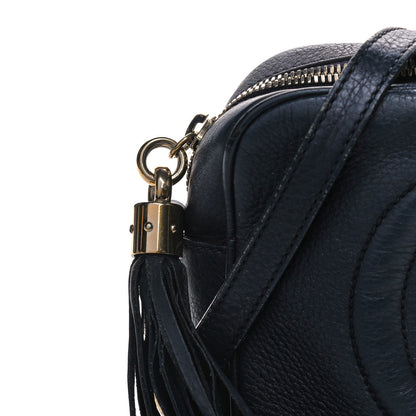 Gucci Pebbled Calfskin Small Soho Disco Bag Blue 9 of 13