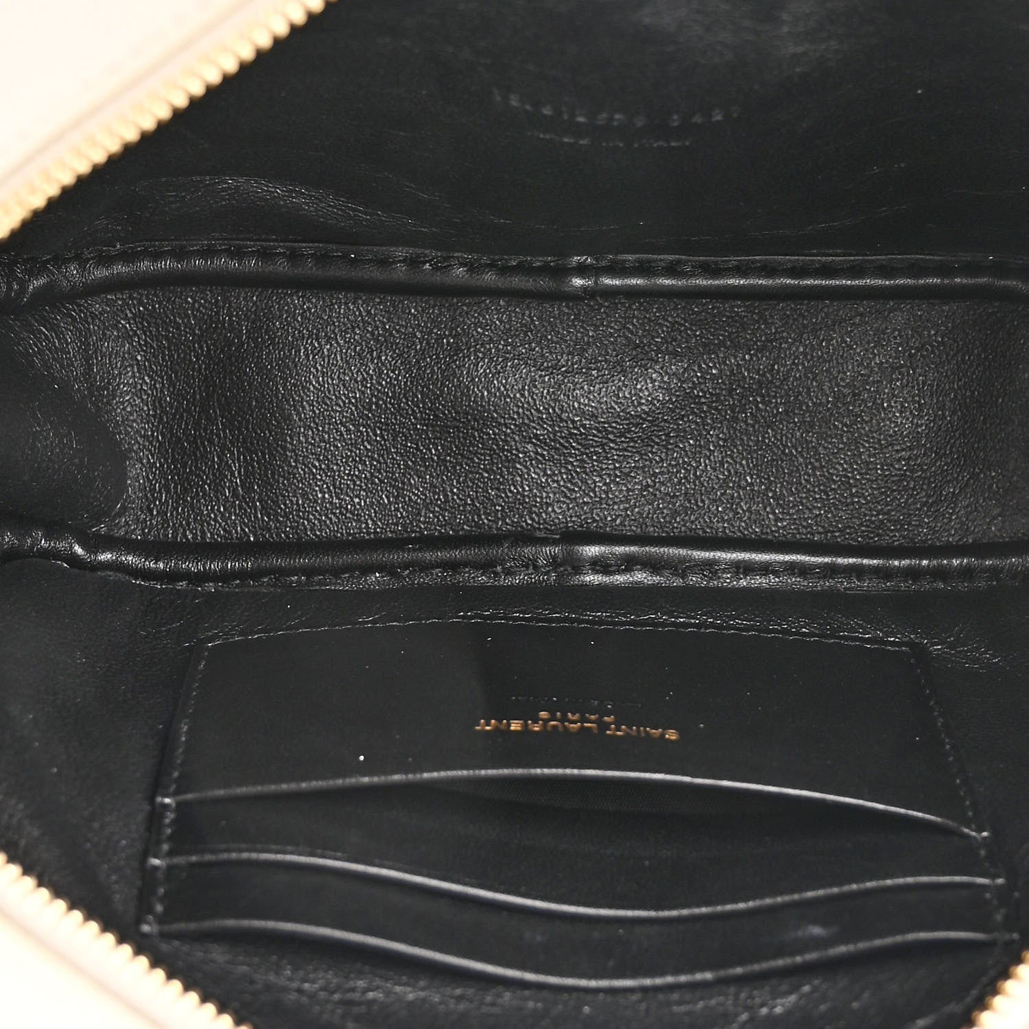 Saint Laurent Grain De Poudre Matelasse Monogram Mini Lou Camera Bag Crema Soft 5 of 11