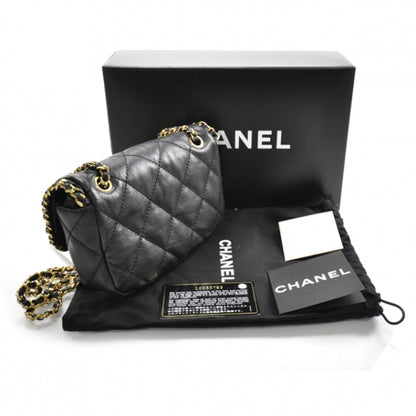 Chanel Leather Mini Chain Me Flap Black 3 of 11