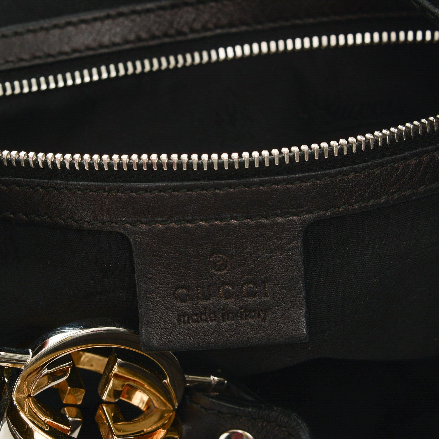 Gucci Guccissima Large GG Twins Hobo Black 6 of 7