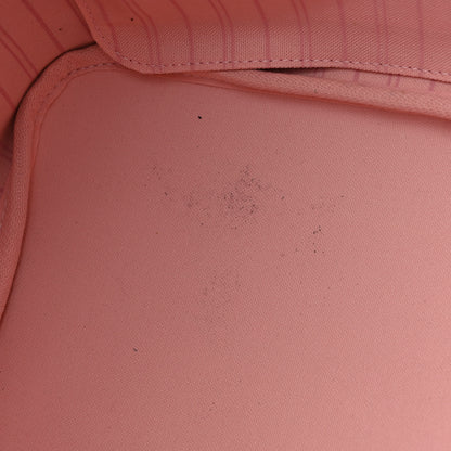 Louis Vuitton Damier Azur Braided Neverfull MM Pink 10 of 11