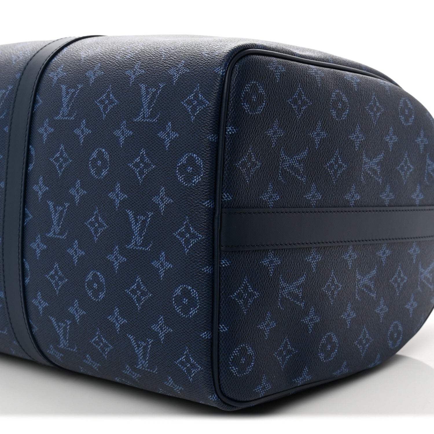 Louis Vuitton Monogram Heritage Keepall Bandouliere 50 Ocean Blue 8 of 8