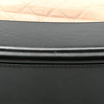 Chanel Aged Calfskin Quilted Medium Gabrielle Hobo Beige Black 14 of 15