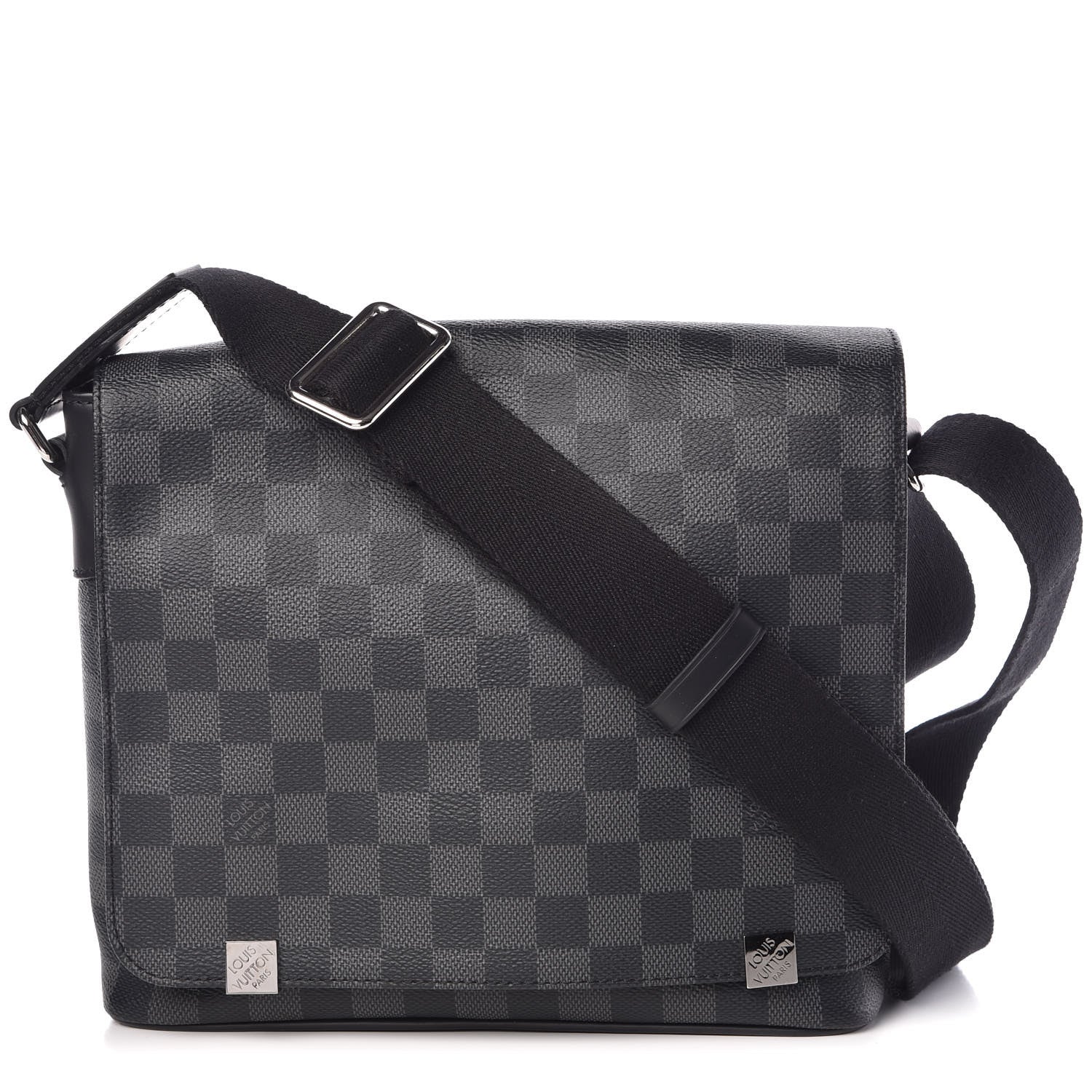 Louis Vuitton Damier Graphite District PM 1 of 9