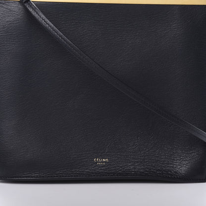 Celine Smooth Calfskin Mini Clasp Bag Black 9 of 10