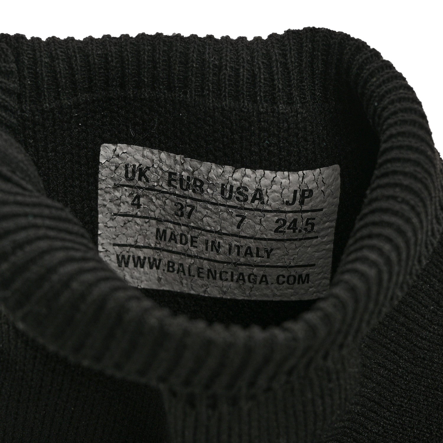 Balenciaga Recycled Knit Womens Speed Graffiti Sneakers 37 Black Pink 7 of 10