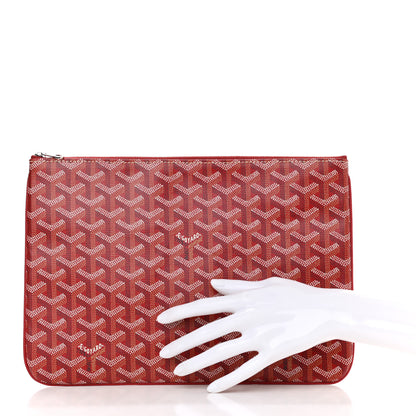 Goyard Goyardine Senat Pochette MM Red 5 of 16