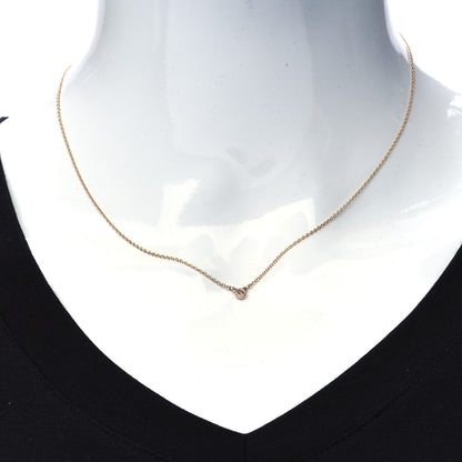 Tiffany 18K Rose Gold Diamond .03ct Elsa Peretti Diamonds by the Yard Pendant Necklace 2 of 5