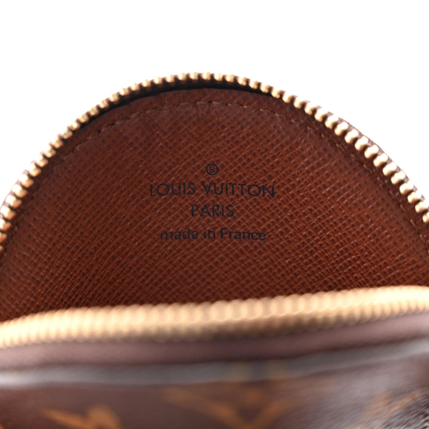Monogram Round Coin Purse