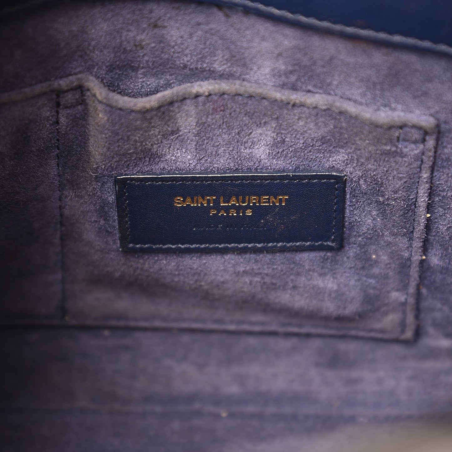 Calfskin Nano Sac De Jour Dark Blue