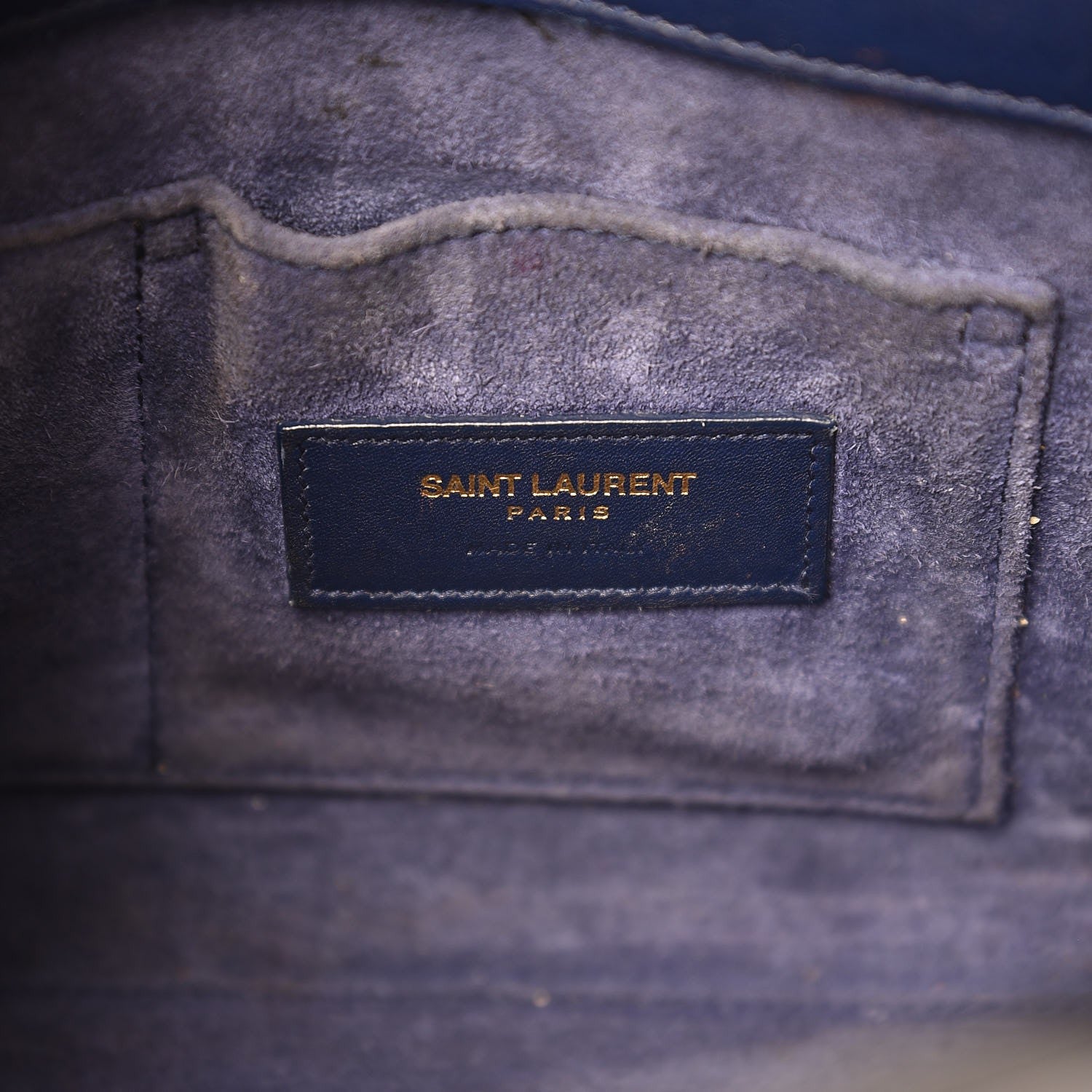 Saint Laurent Calfskin Nano Sac De Jour Dark Blue 6 of 19