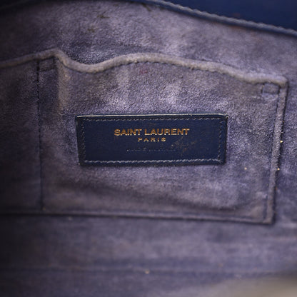 Saint Laurent Calfskin Nano Sac De Jour Dark Blue 6 of 19