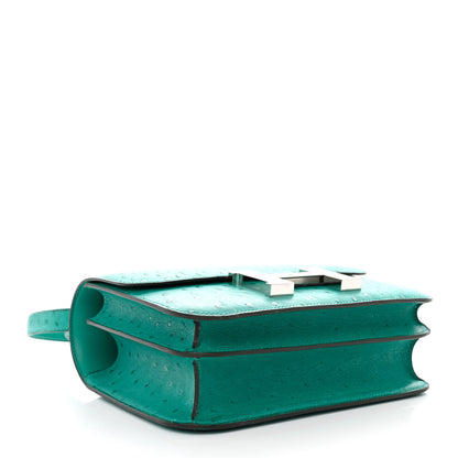 Hermes Ostrich Constance 24 Vert Verone 4 of 10