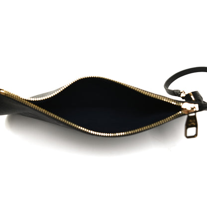 Louis Vuitton Empreinte Monogram Giant Neverfull MM Pochette Black 5 of 9