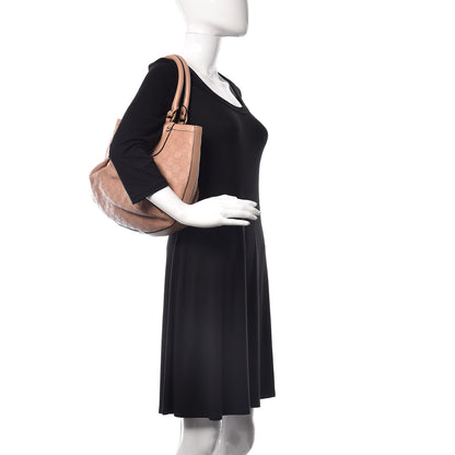 Gucci Guccissima Medium Scarlett Stud Tote Dusty Rose 2 of 9