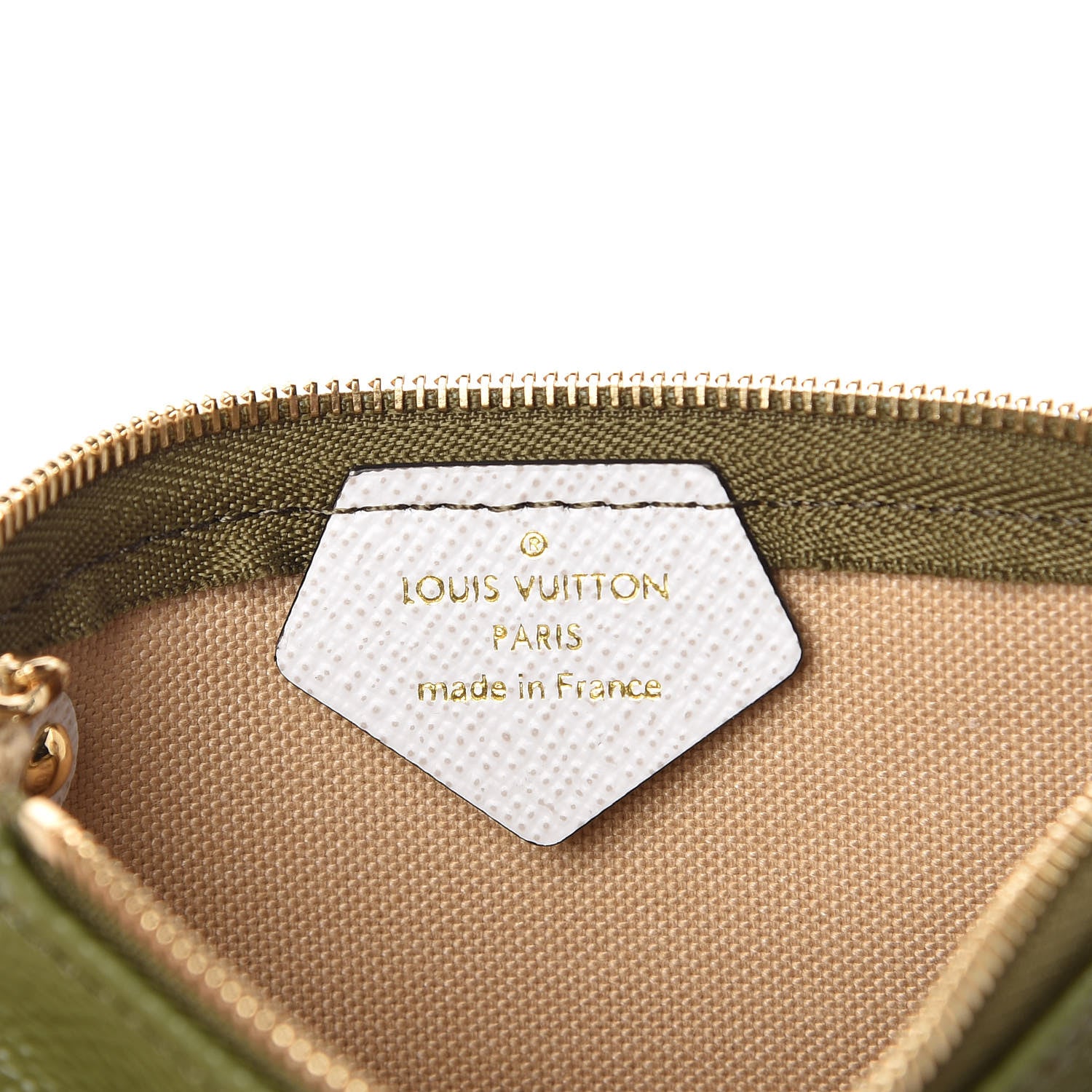 Louis Vuitton Monogram Giant Micro Pochette Accessories Kaki White 6 of 8