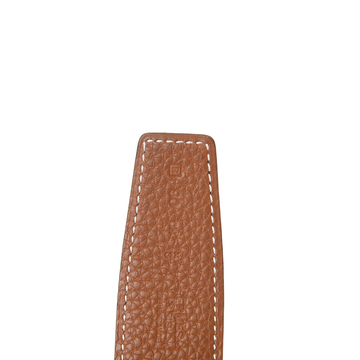 Hermes Box Togo 32mm Constance H Belt 90 Black Gold 3 of 9