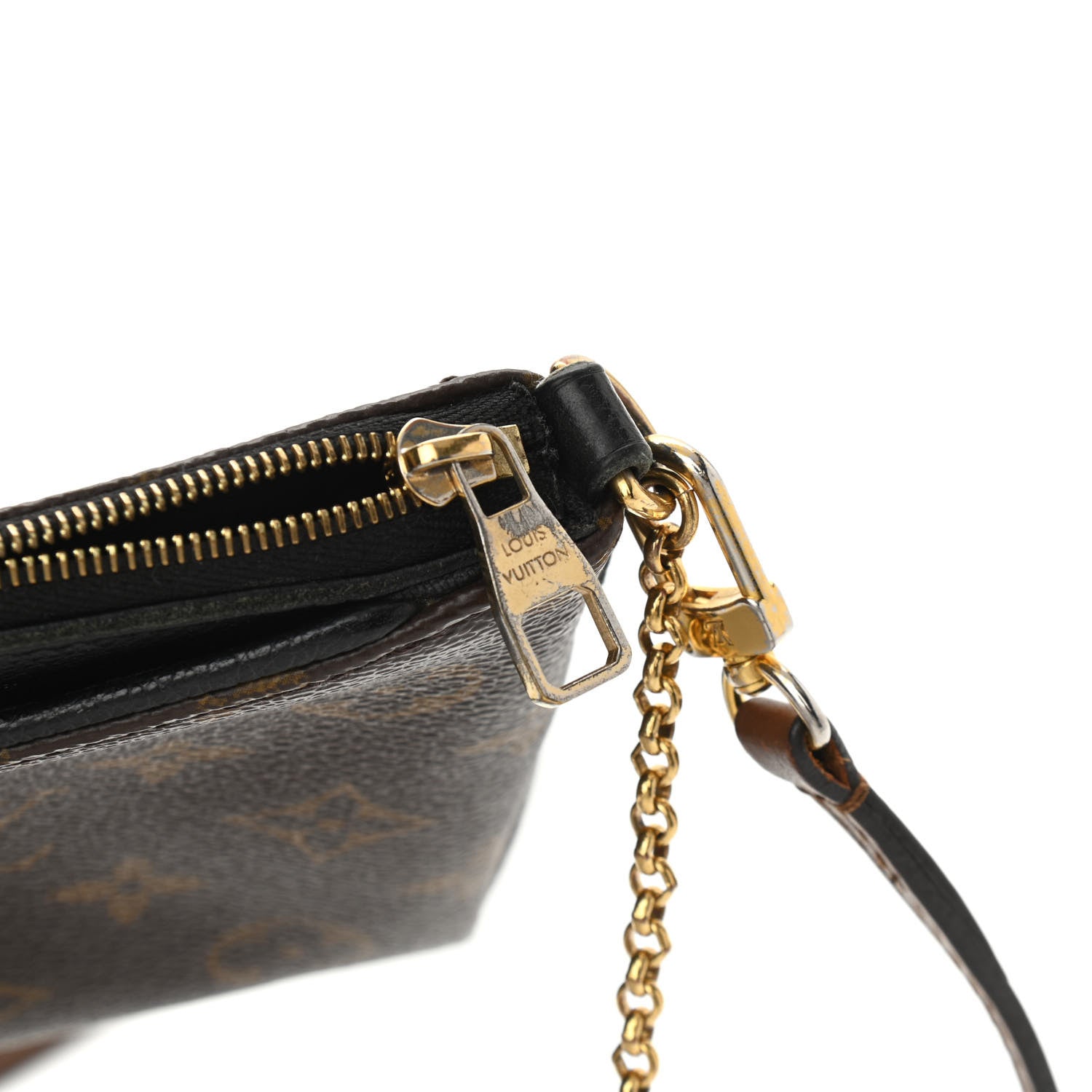Louis Vuitton Monogram Pallas Clutch Black 9 of 12