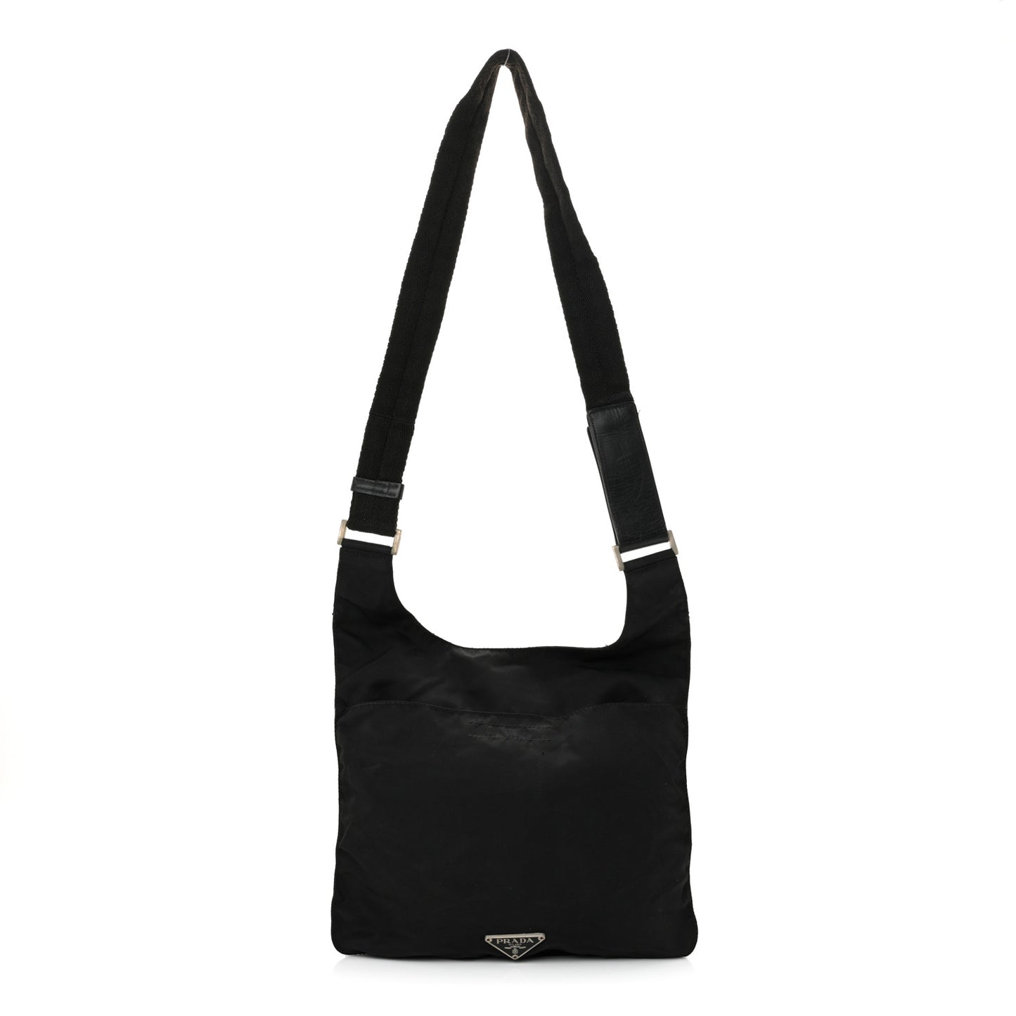 Tessuto Nylon Sport Shoulder Bag Black