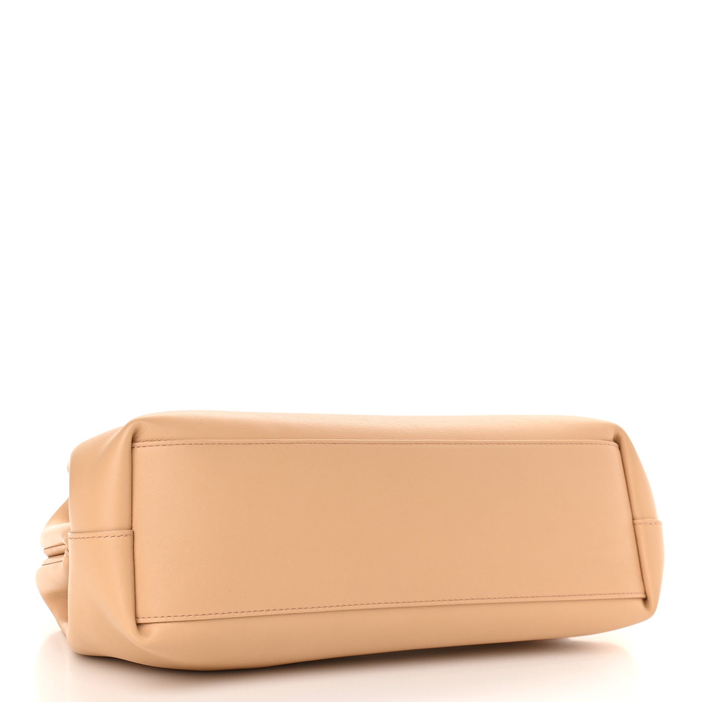 Calfskin Medium The Point Triangle Bag Almond