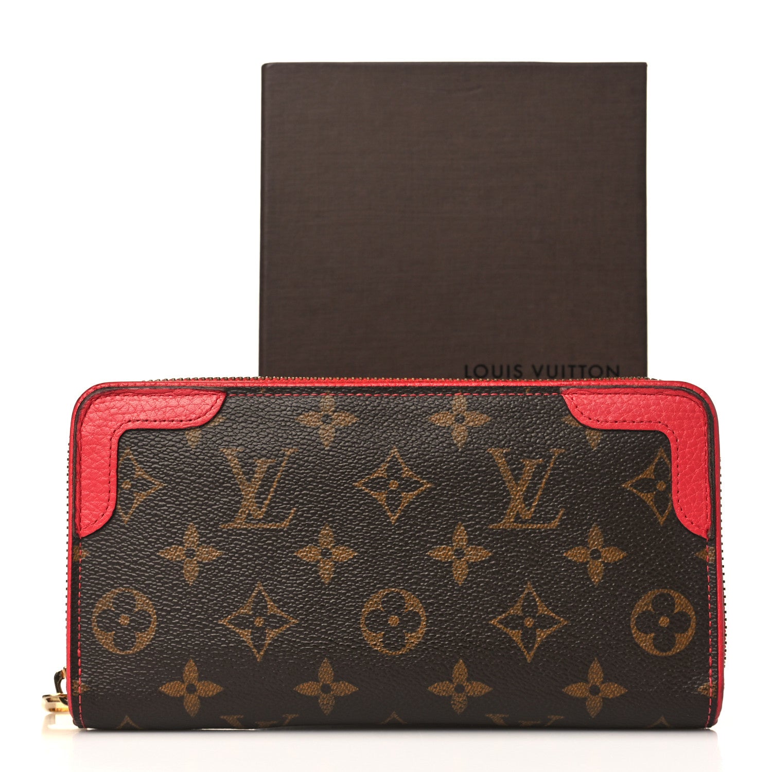 Louis Vuitton Monogram Retiro Zippy Wallet Cherry 11 of 11