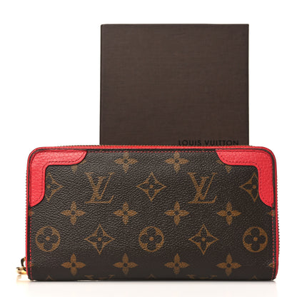 Louis Vuitton Monogram Retiro Zippy Wallet Cherry 11 of 11