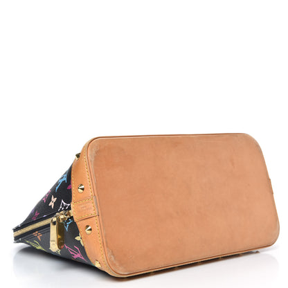 Louis Vuitton Monogram Multicolor Alma Black 4 of 14