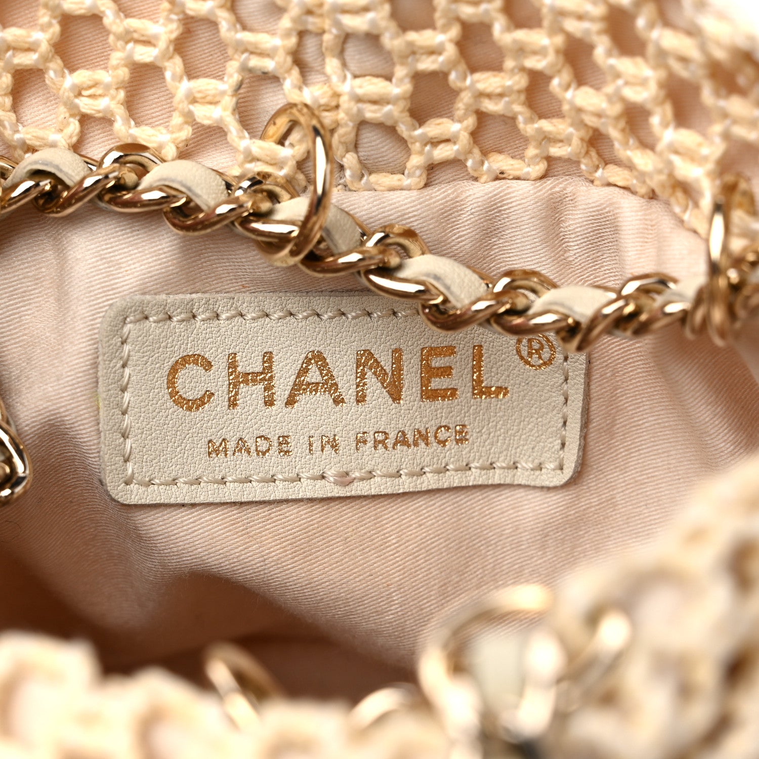 Chanel Crochet Seashell Coral Bag Light Beige 8 of 11