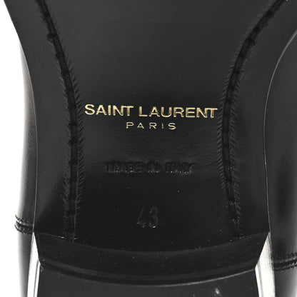 Saint Laurent Calfskin Mens Wyatt 40 Chelsea Boots 43 Sparrow Brown 8 of 10
