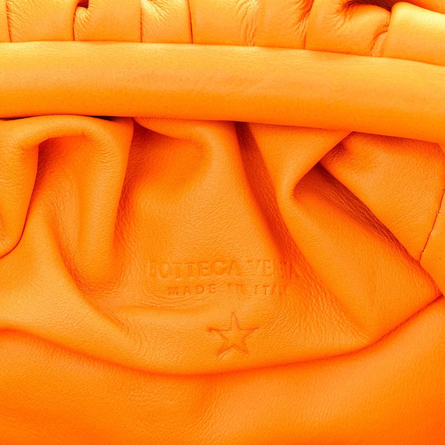 Bottega Veneta Butter Calfskin The Mini Pouch Tangerine 6 of 11