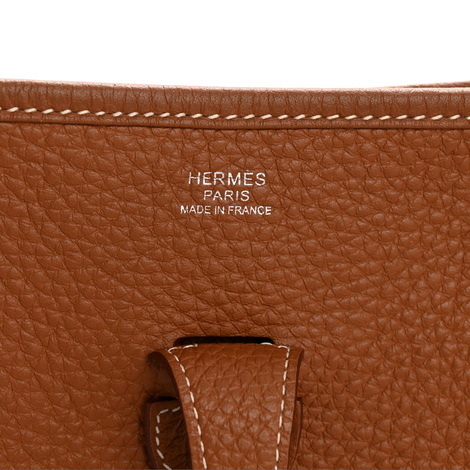 Hermes Taurillon Clemence Evelyne III PM Gold 6 of 12