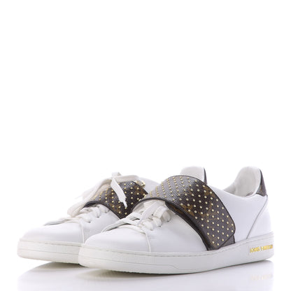 Louis Vuitton Calfskin Monogram Frontrow Sneaker 38.5 White 3 of 10