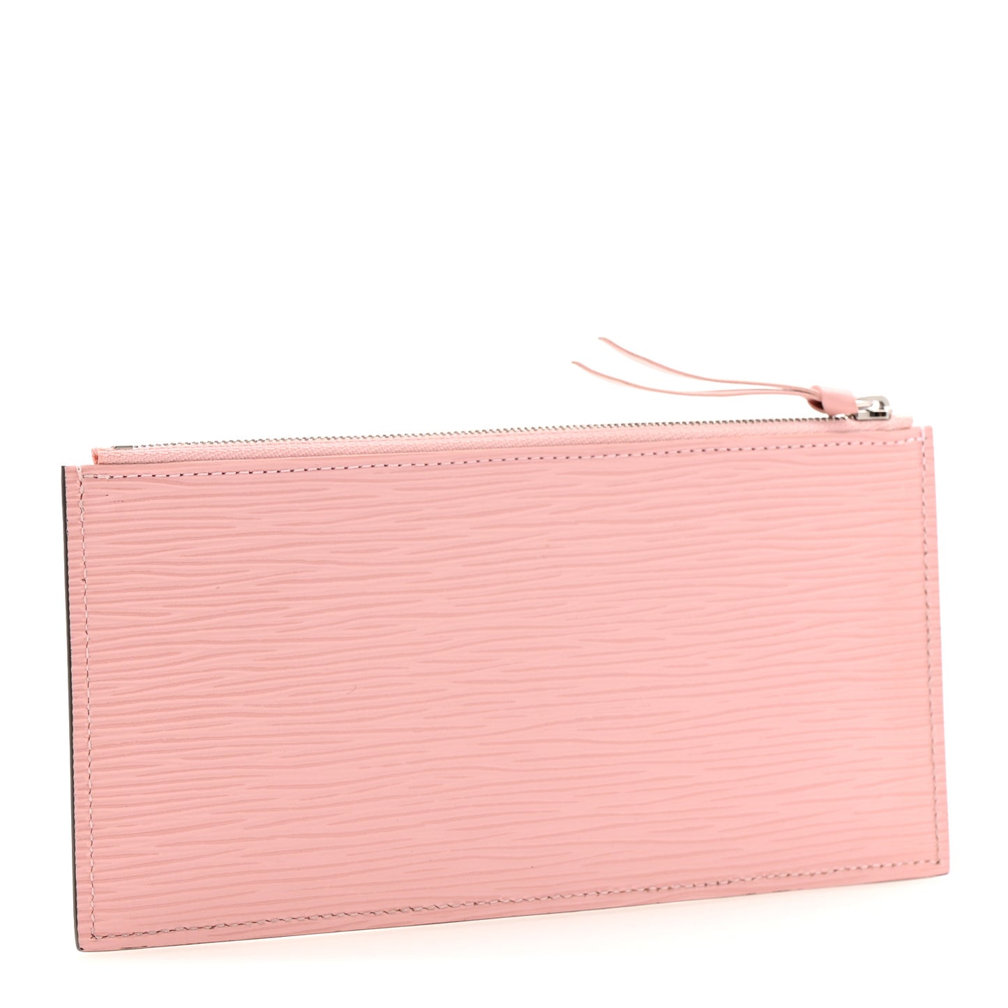 Epi Felicie Chain Wallet Zippered Insert Rose Ballerine
