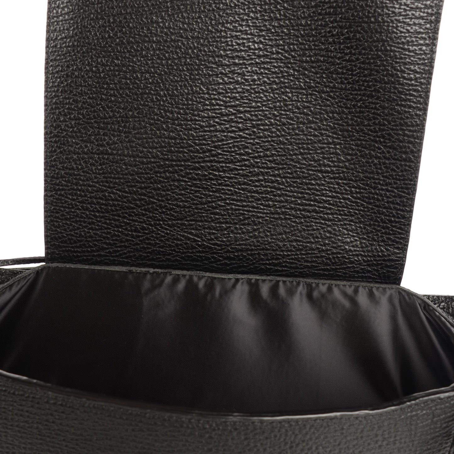 3.1 Textured Calfskin Large Pashli Satchel Black