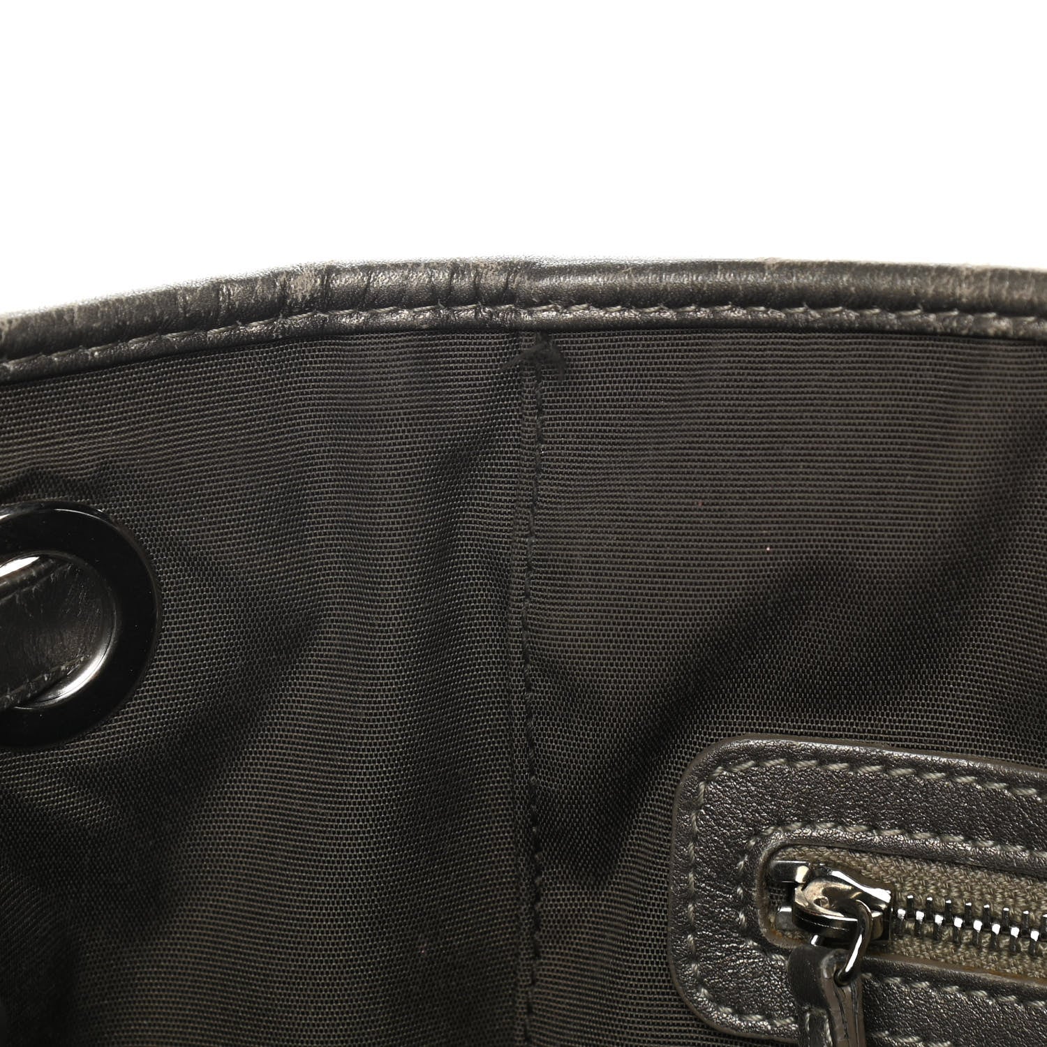 Christian Dior Coated Canvas Cannage Medium Panarea Tote Grey 17 of 17