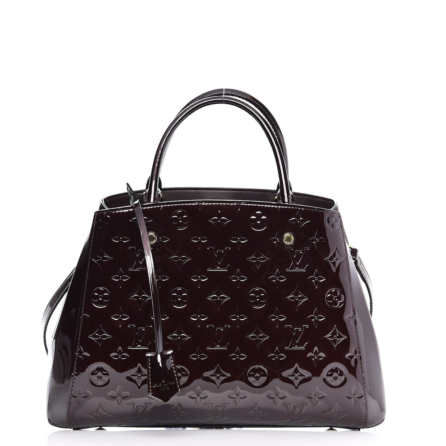 Louis Vuitton Vernis Montaigne MM Amarante 1 of 8