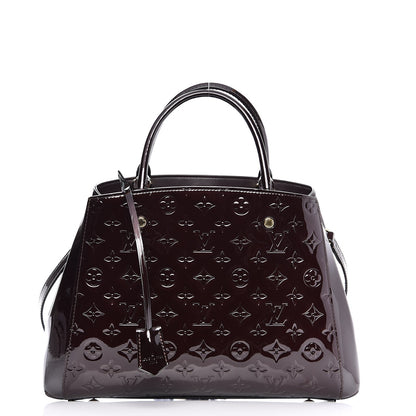 Louis Vuitton Vernis Montaigne MM Amarante 1 of 8
