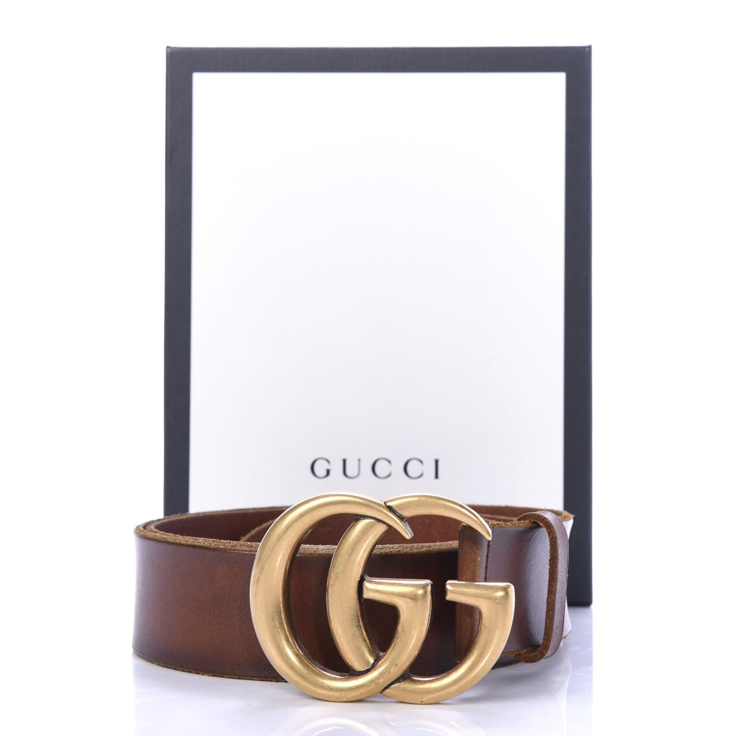 Faded Calfskin Double G 40mm Belt 90 36 Cuir