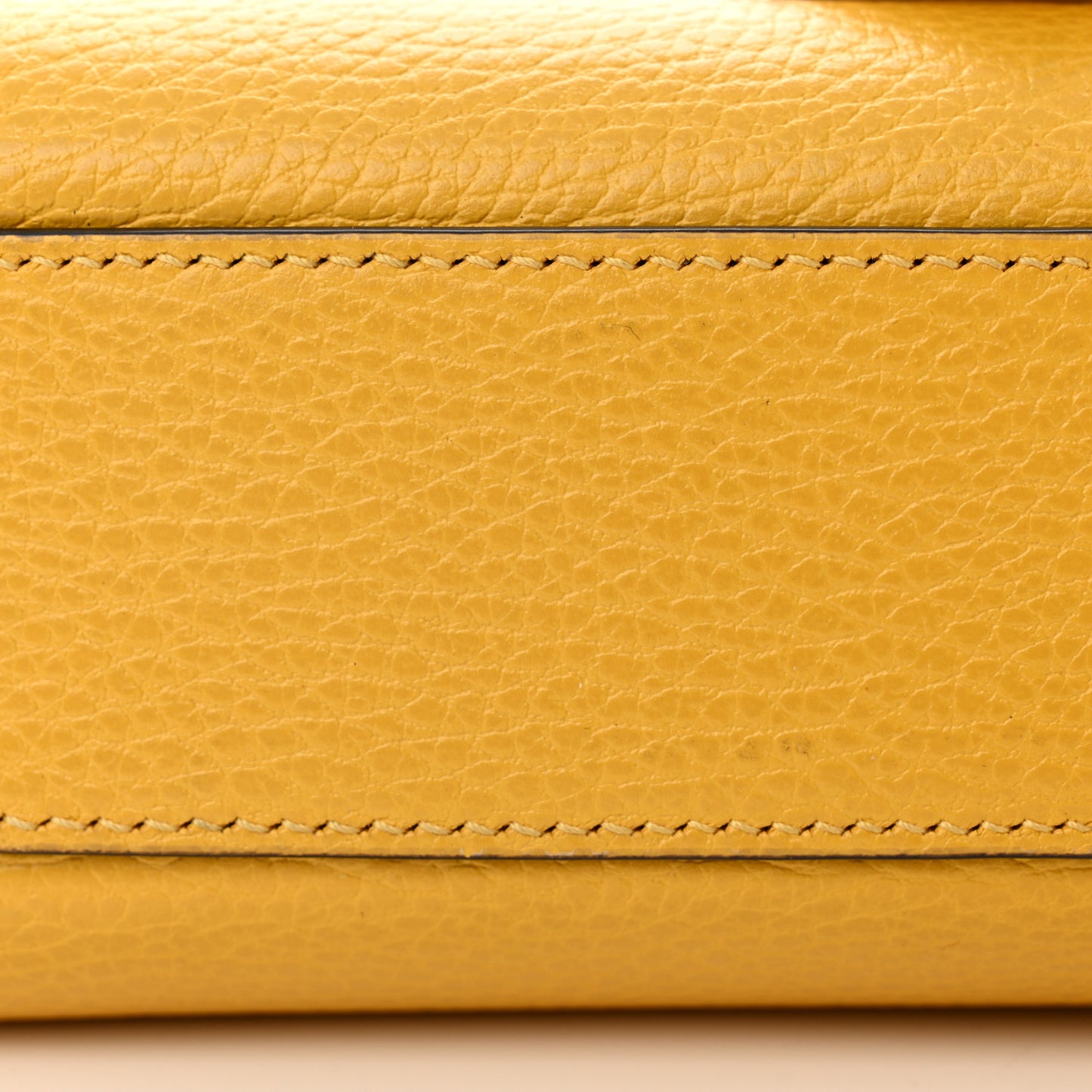 Dollar Calfskin Interlocking G Crossbody Bag New Buttercup
