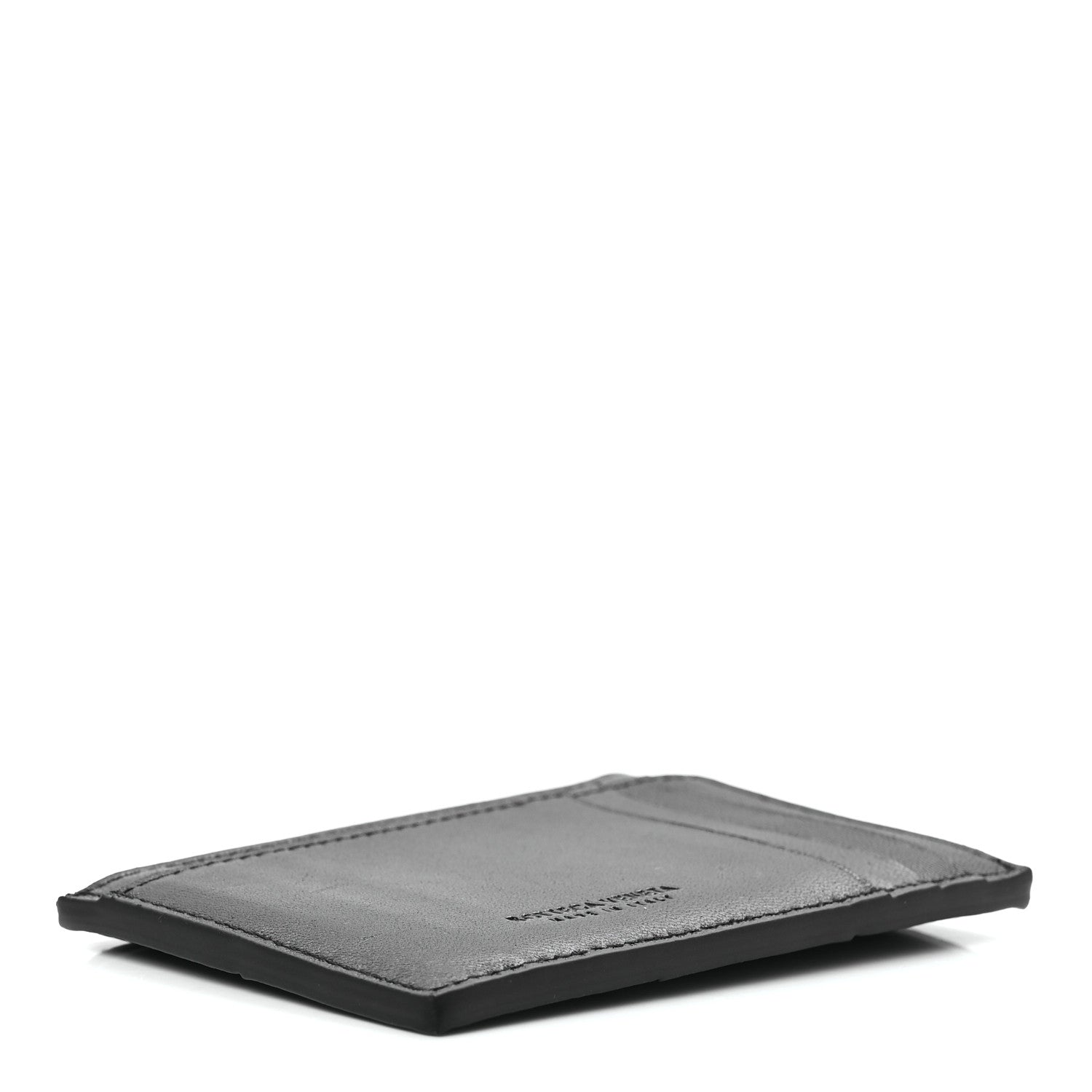 Bottega Veneta Nappa Maxi Intrecciato Zipped Card Case Black 9 of 10